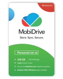 MobiDrive Personal 500 (Yearly subscription)