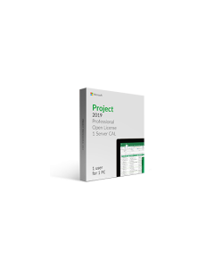 Microsoft Project 2019 Professional w/ 1 Server CAL Open License