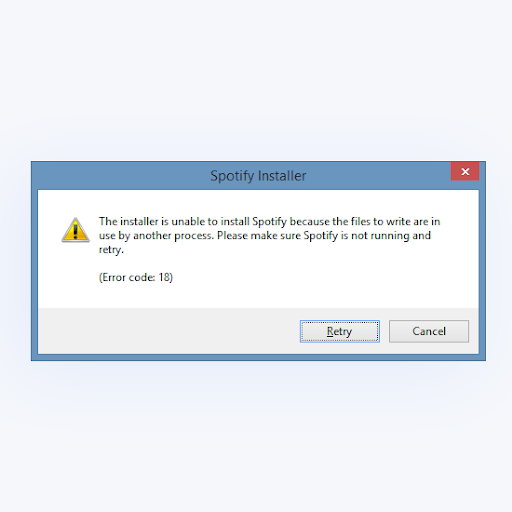 Can’t Install Spotify: Error Code 18 (Fixed)