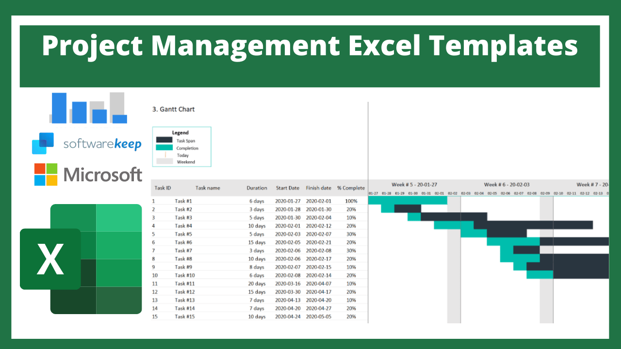 10 useful free Project Management Templates for Excel