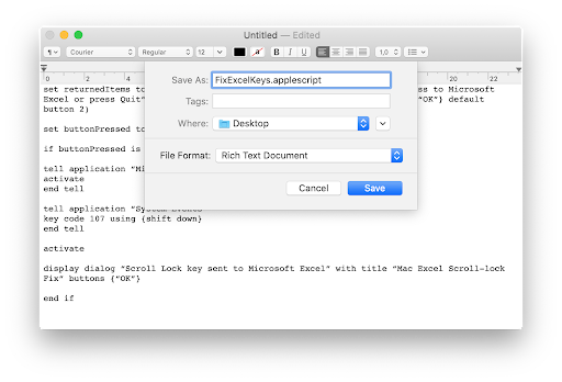 text edit on mac OS