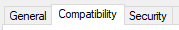 Compatibility tab