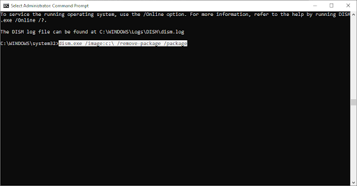 command prompt: DISM recovery 