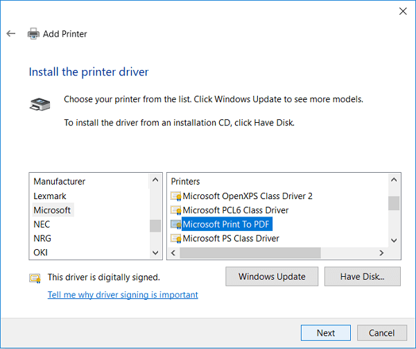 How to Fix the Print to PDF Working