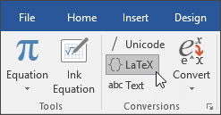 LaTex Syntax