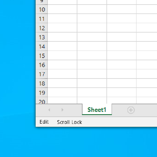 lock and unlock the scroll feature in excel