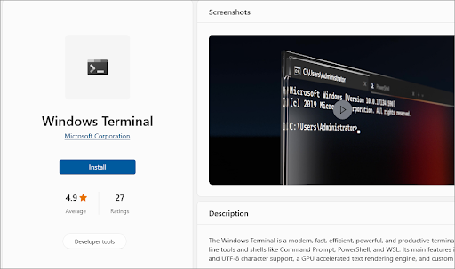 download windows terminal