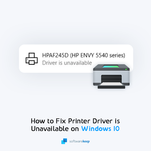 printer drive unavailable