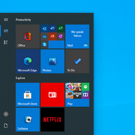 Show Only Tiles On Windows 10’s Start Menu