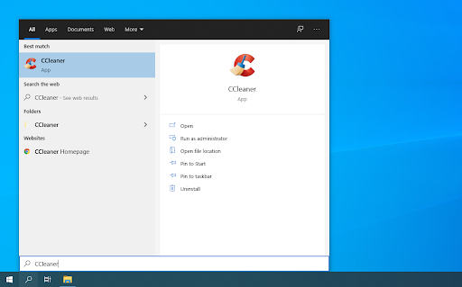 launch ccleaner