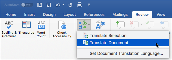 Translate Document