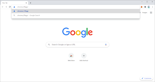 enable in google chrome