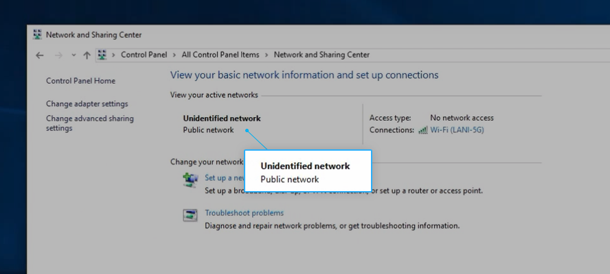 Unidentified Network
