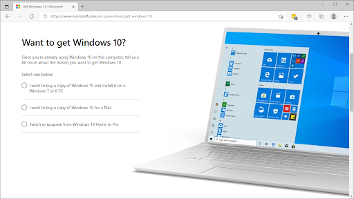 Get genuine Windows 10