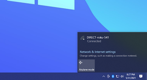 wifi direct connection in WIndows 10