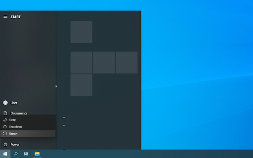 windows start menu