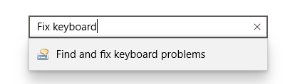 fix keyboard