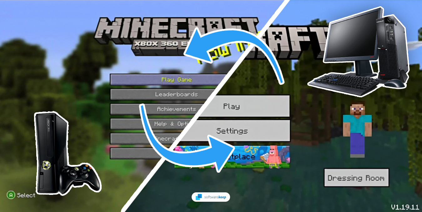 Hvordan spille Minecraft sammen på PC og Xbox