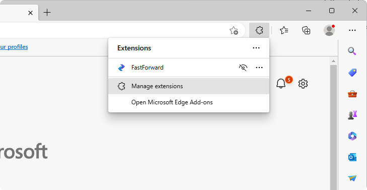 edge extensions