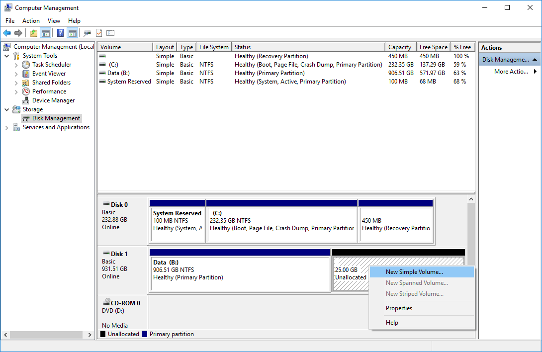 Partition Disk