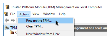 prepare the TPM