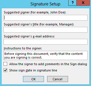 how to insert signature on word document