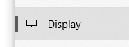 display tab