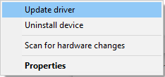 How to update drivers
